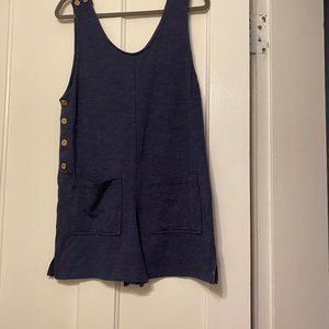 Navy Romper